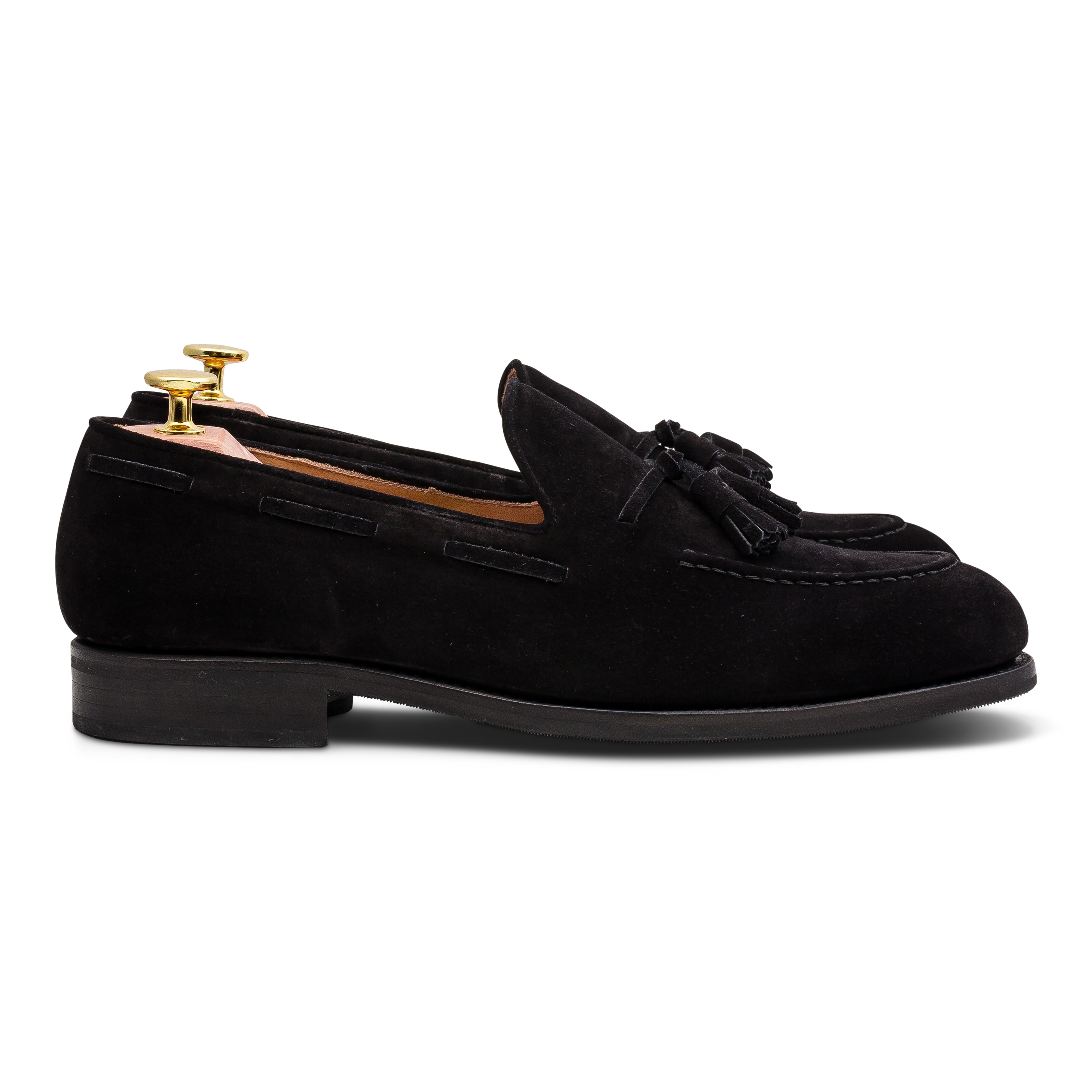 Skolyx Tassel Loafer Schwarzem Wildleder