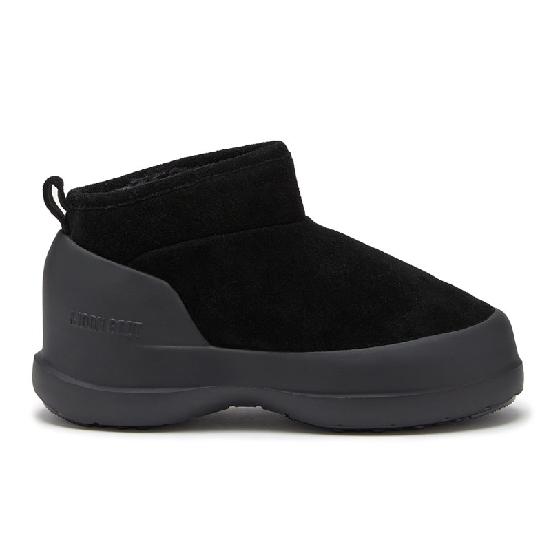 Moon Boot Luna Low Suede sort