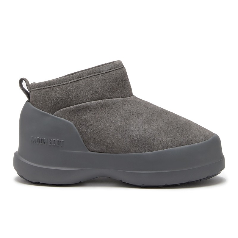 Moon Boot Luna Low Suede antracitgrå