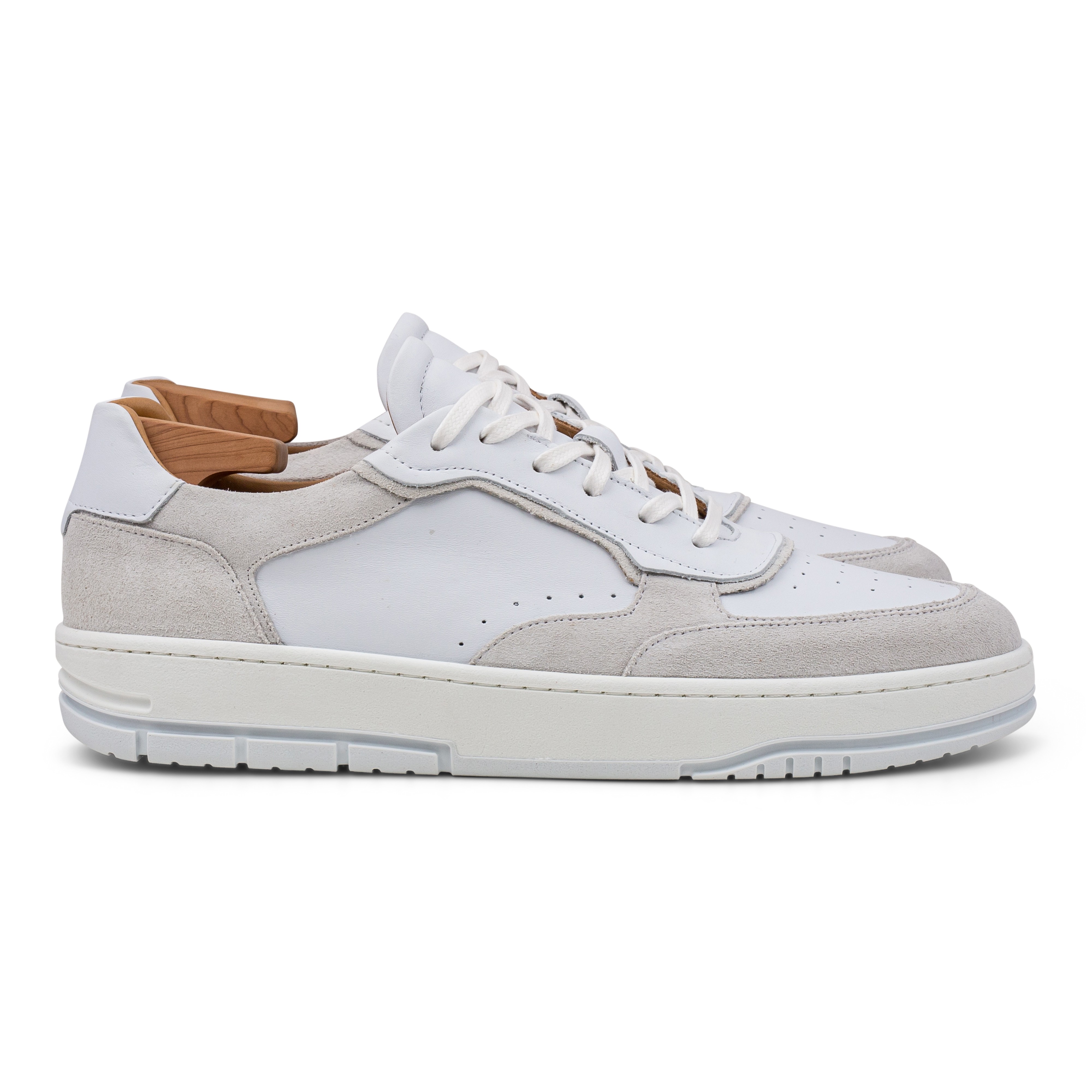 Skolyx Premium Court-Sneaker weiß und hellgrau