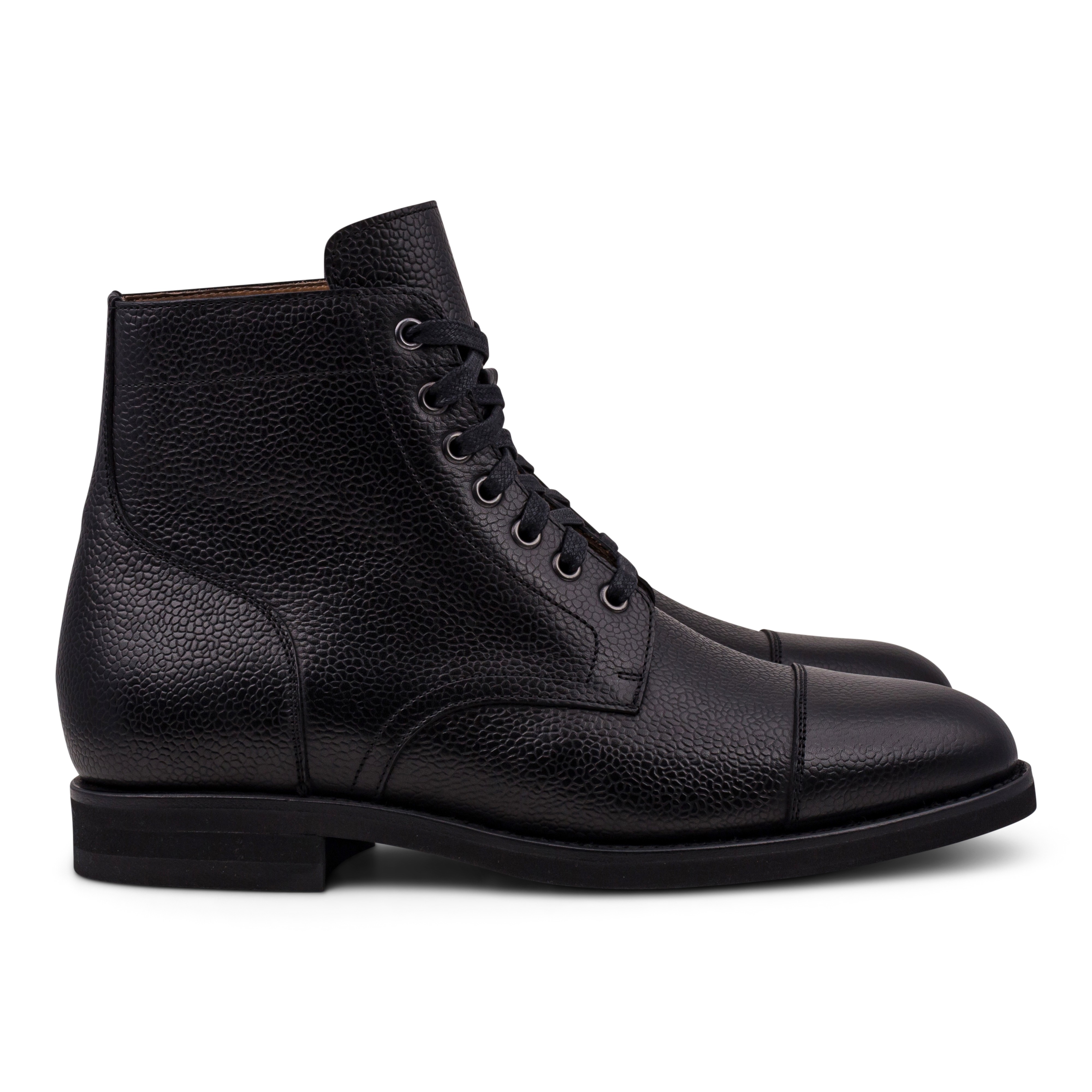 Yanko cap toe service boot sort grain