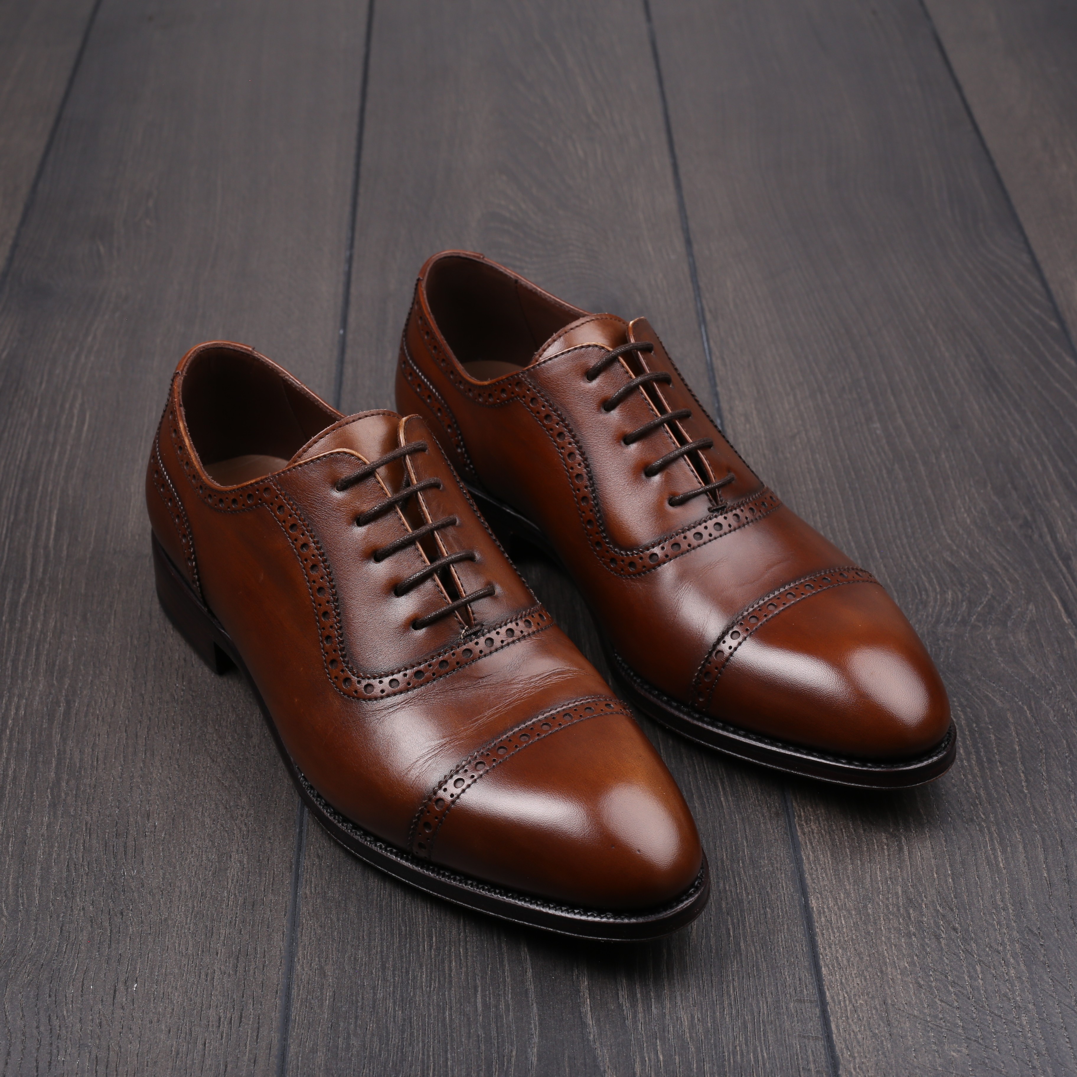 TLB adelaide oxford medium brown EU40,5 / UK6,5 - seconds