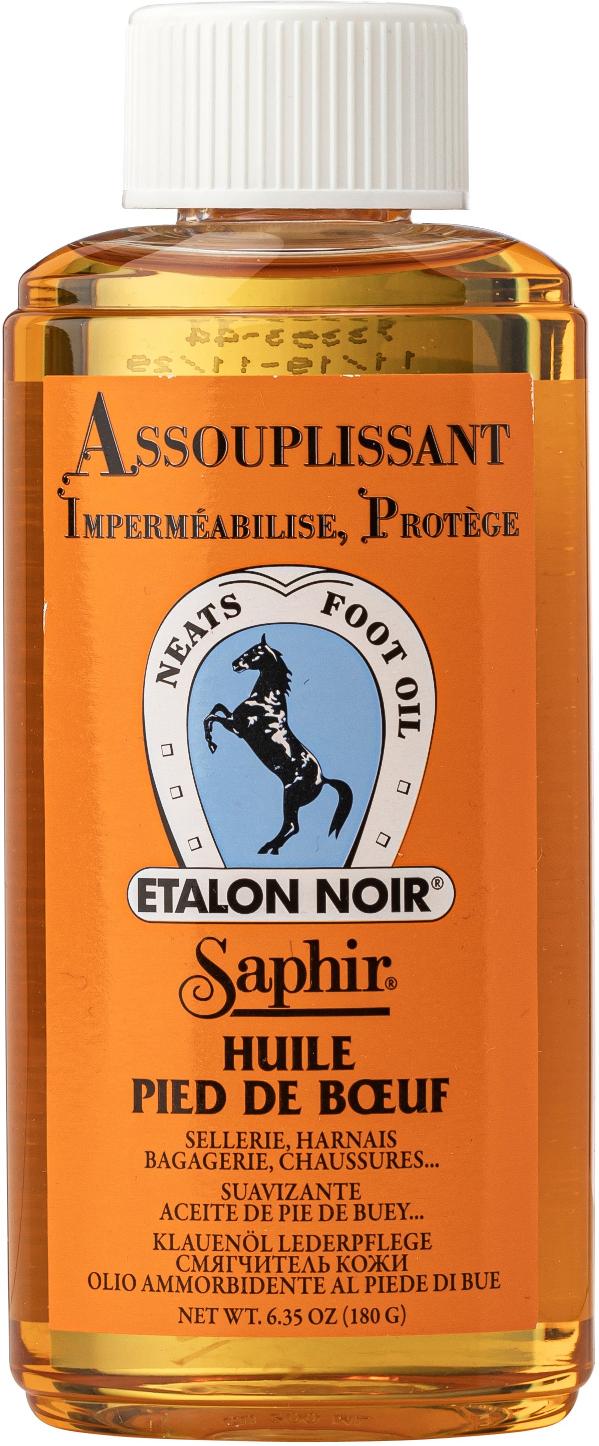 Saphir Etalon Noir naudanjalkaöljyä sisältävä nahan pehmennysaine