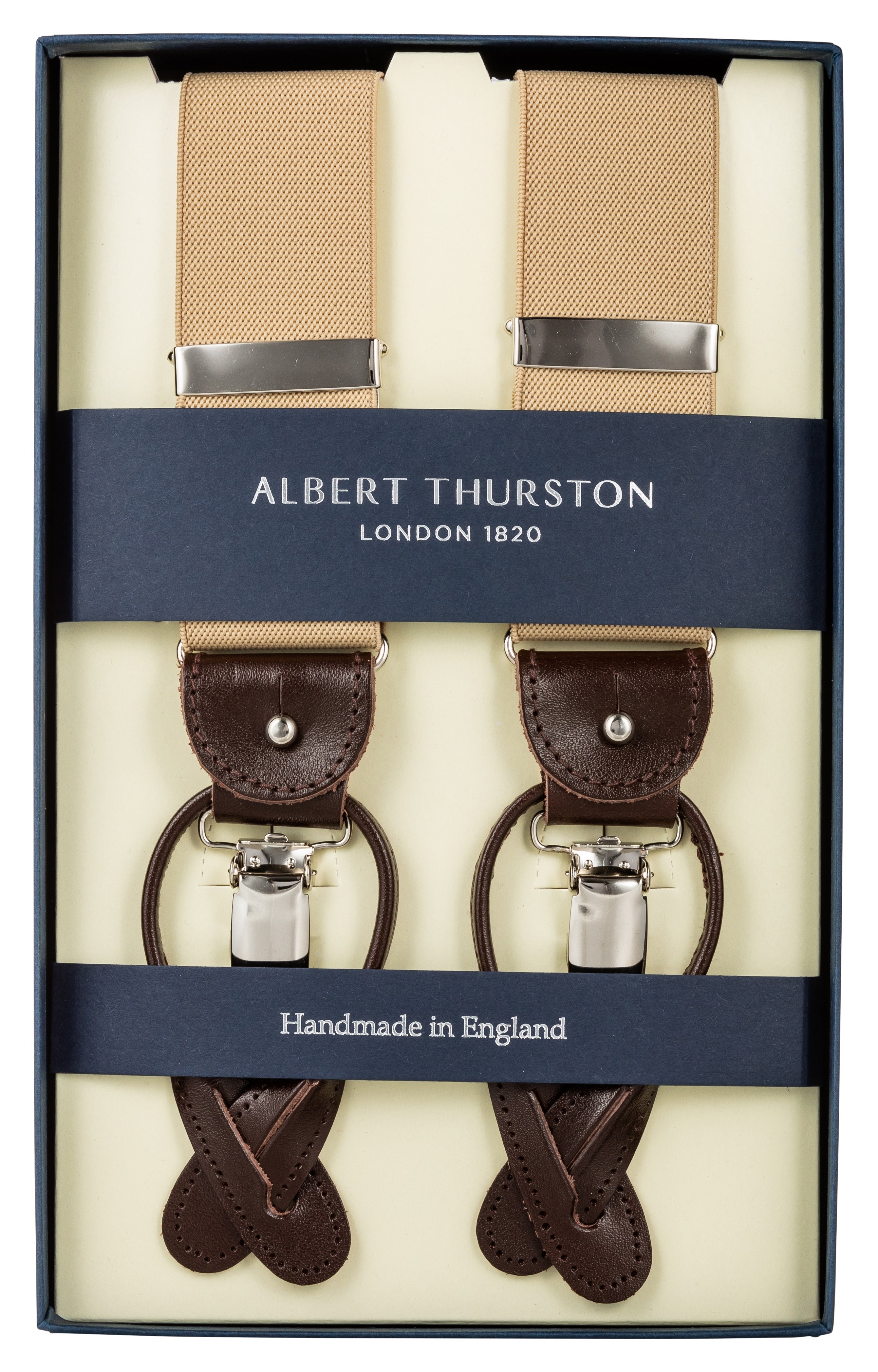 Albert Thurston spannt Sand