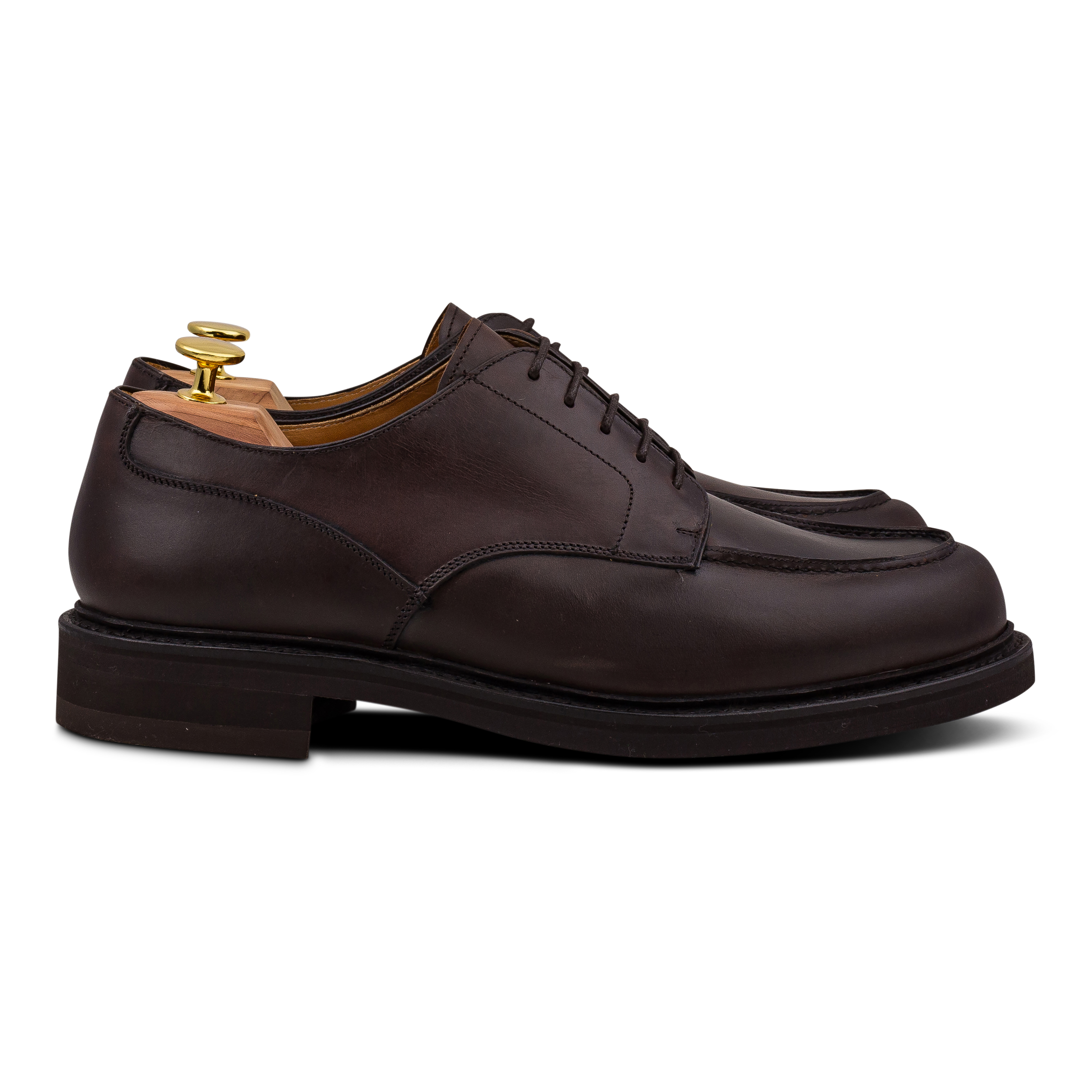 Yanko apron derby mørkbrun chromex