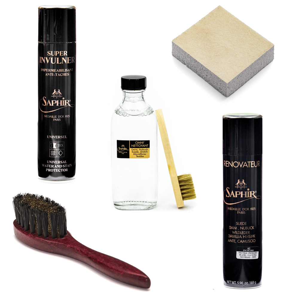 Großes Pflegepaket für Wildleder