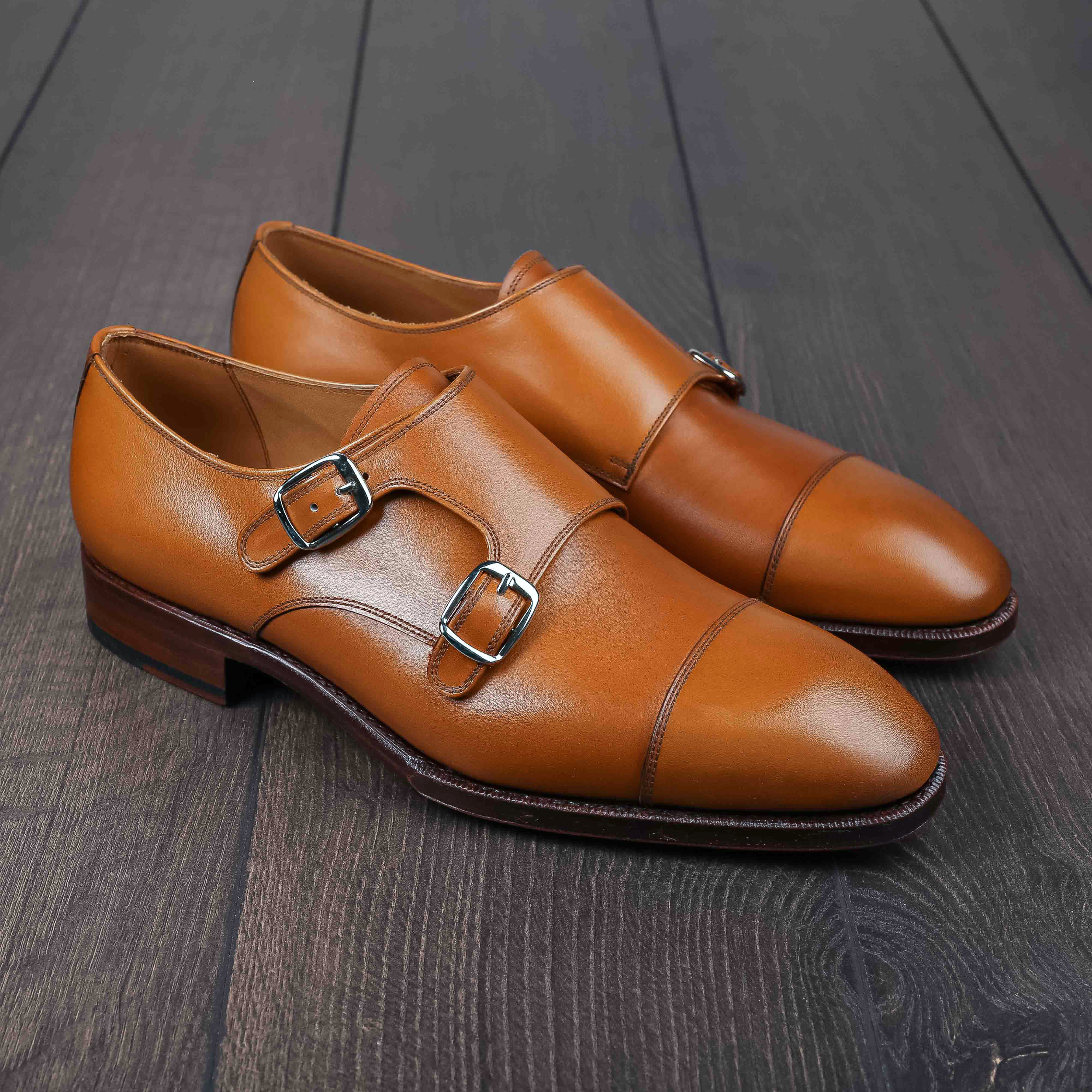 Yanko Double monk light brown UK6 / EU40 - Sample