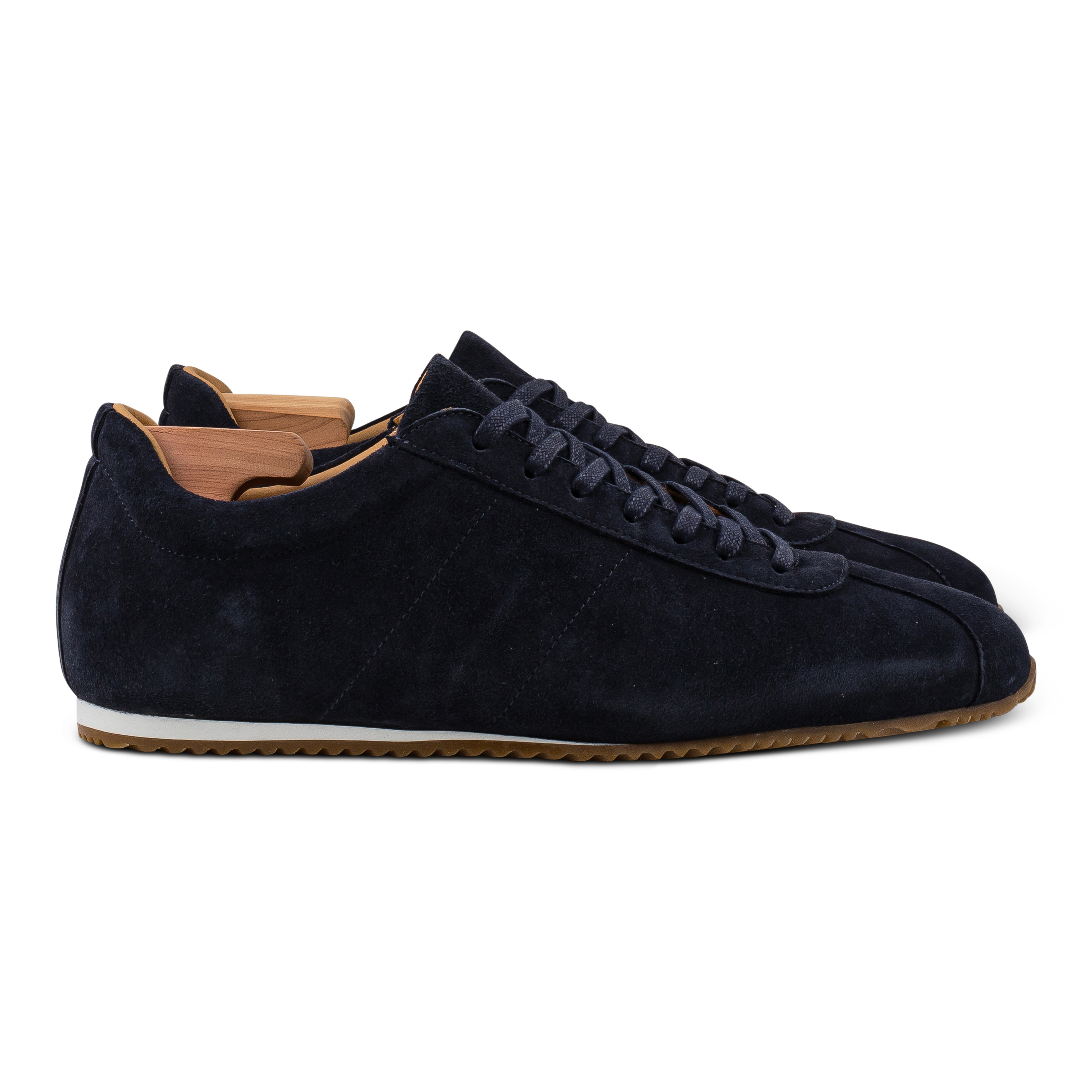 Skolyx Premium low trainers dunkelblauem Veloursleder