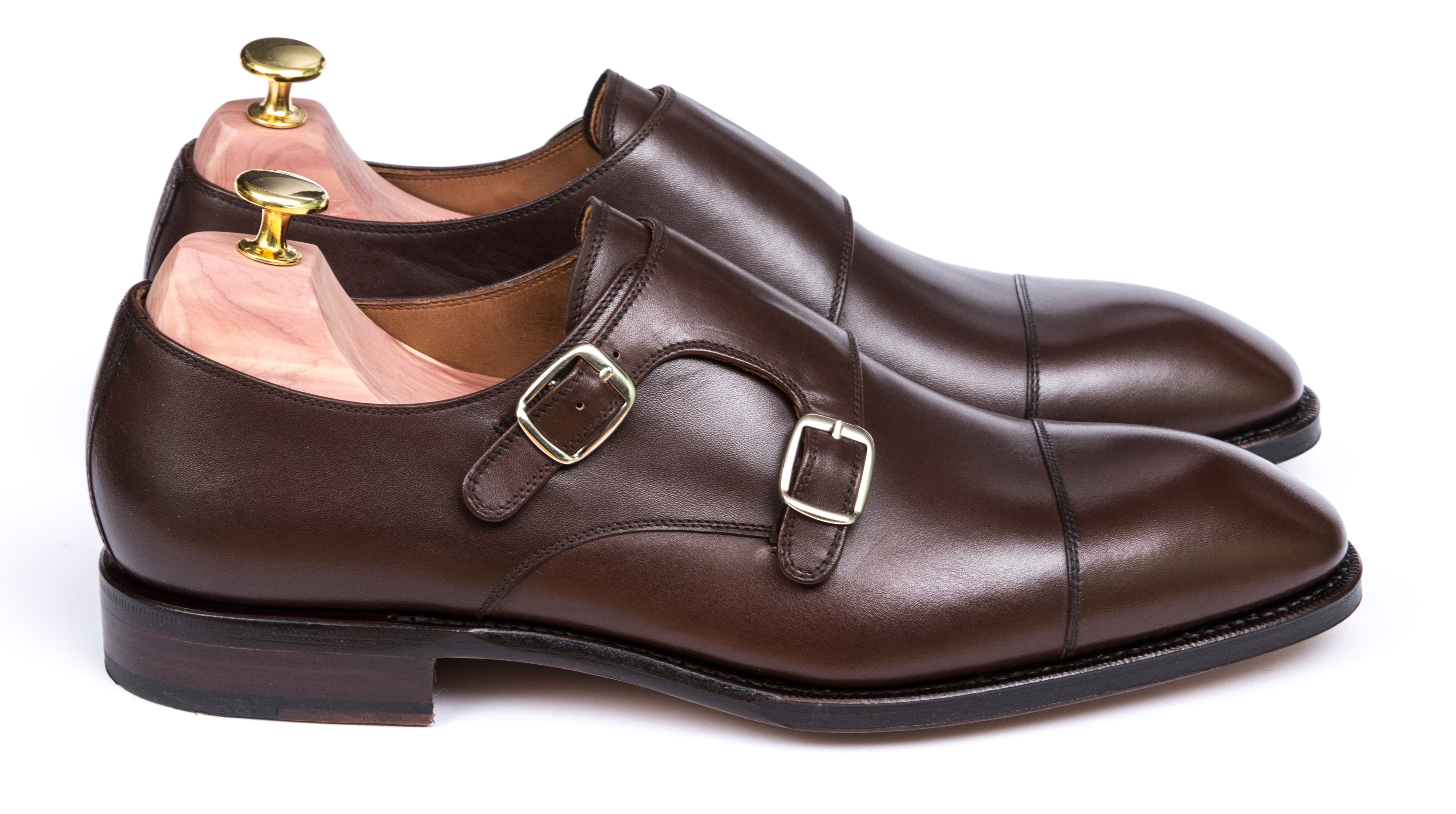 Yanko Doppel-Monkstrap dunkelbraun