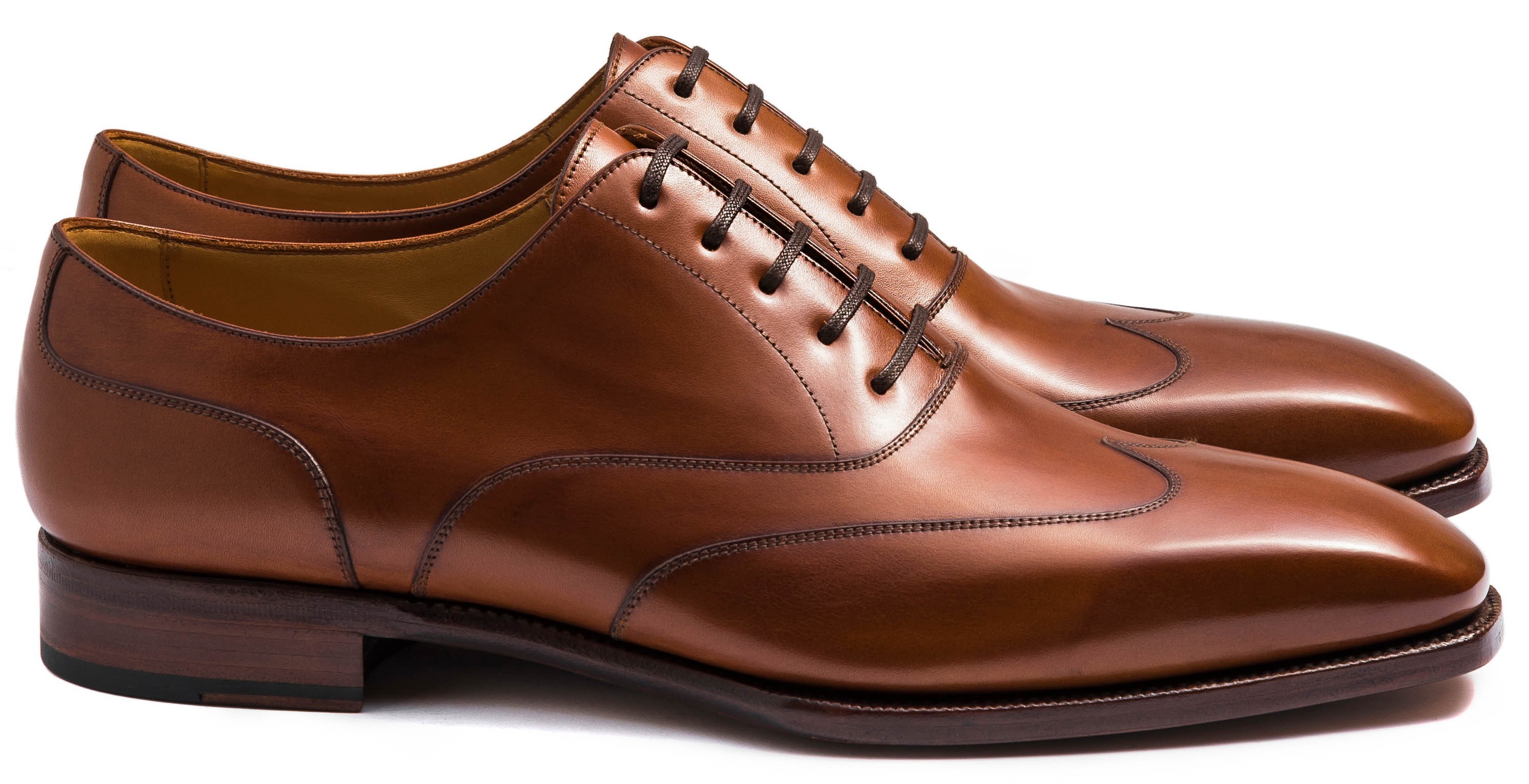 TLB Artista Austerity brogues i Vegano lysebrun