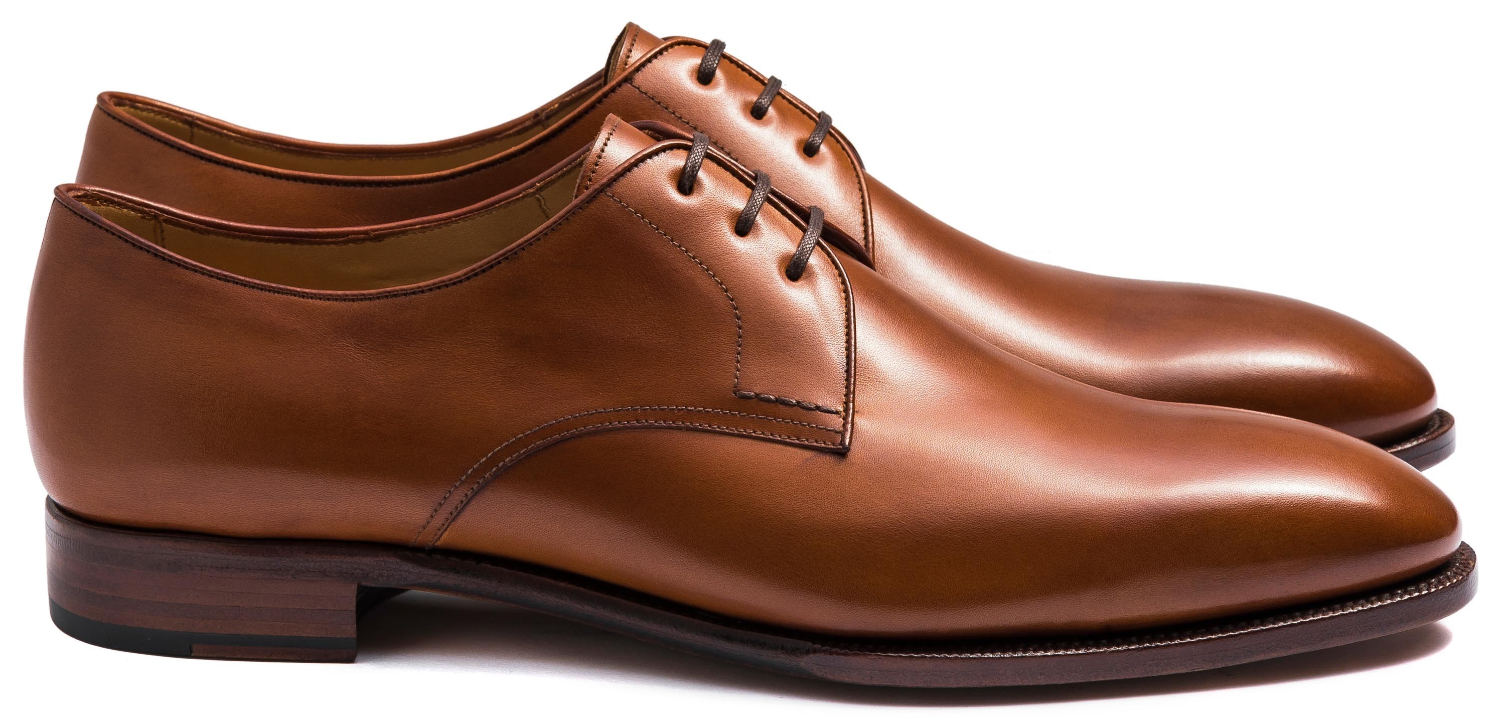 TLB Artista 3 eyelet derby-sko Vegano lysebrun