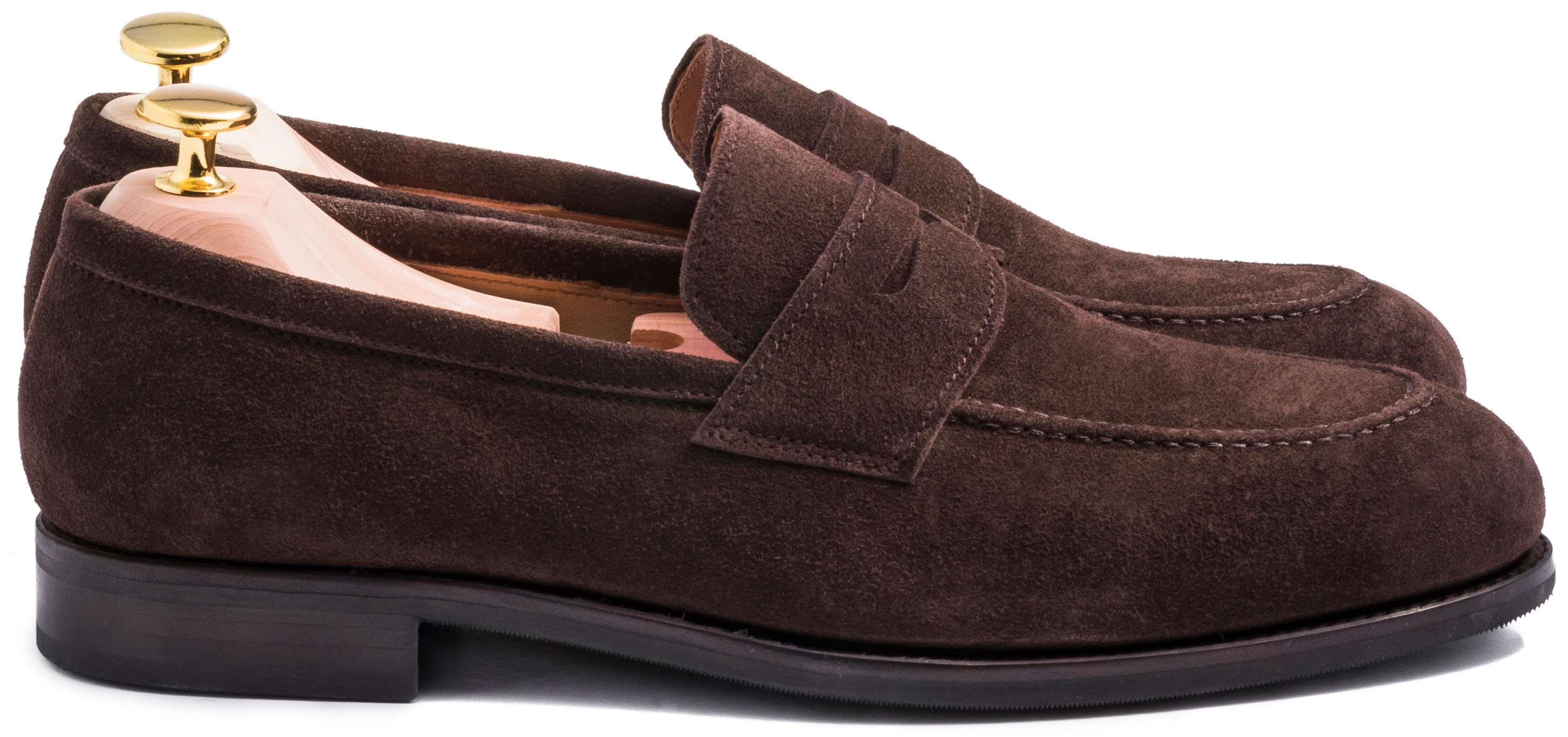 Skolyx Penny Loafer Dunkelbraun Wildleder