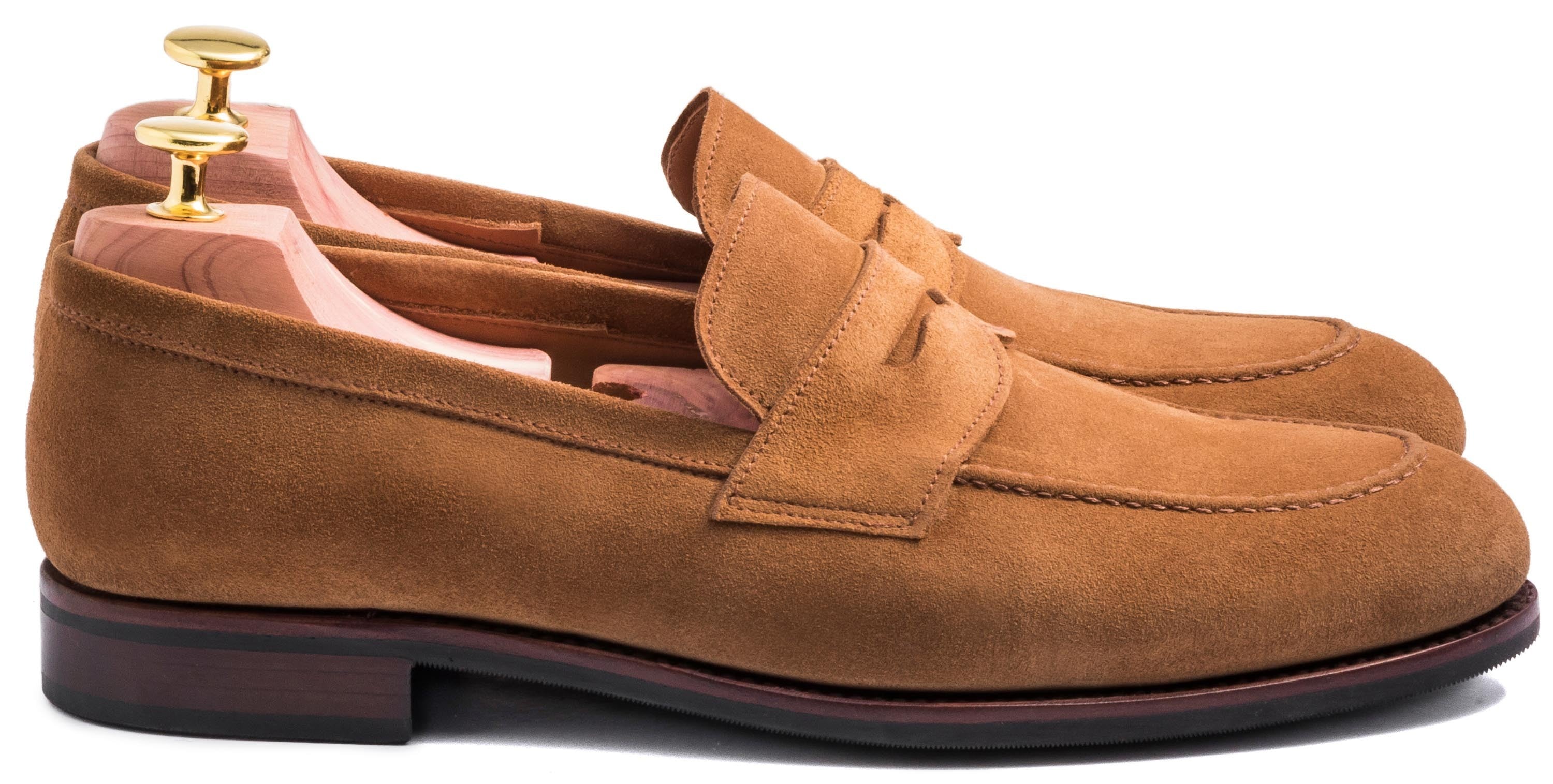 Skolyx Penny Loafer Hellbraun Wildleder
