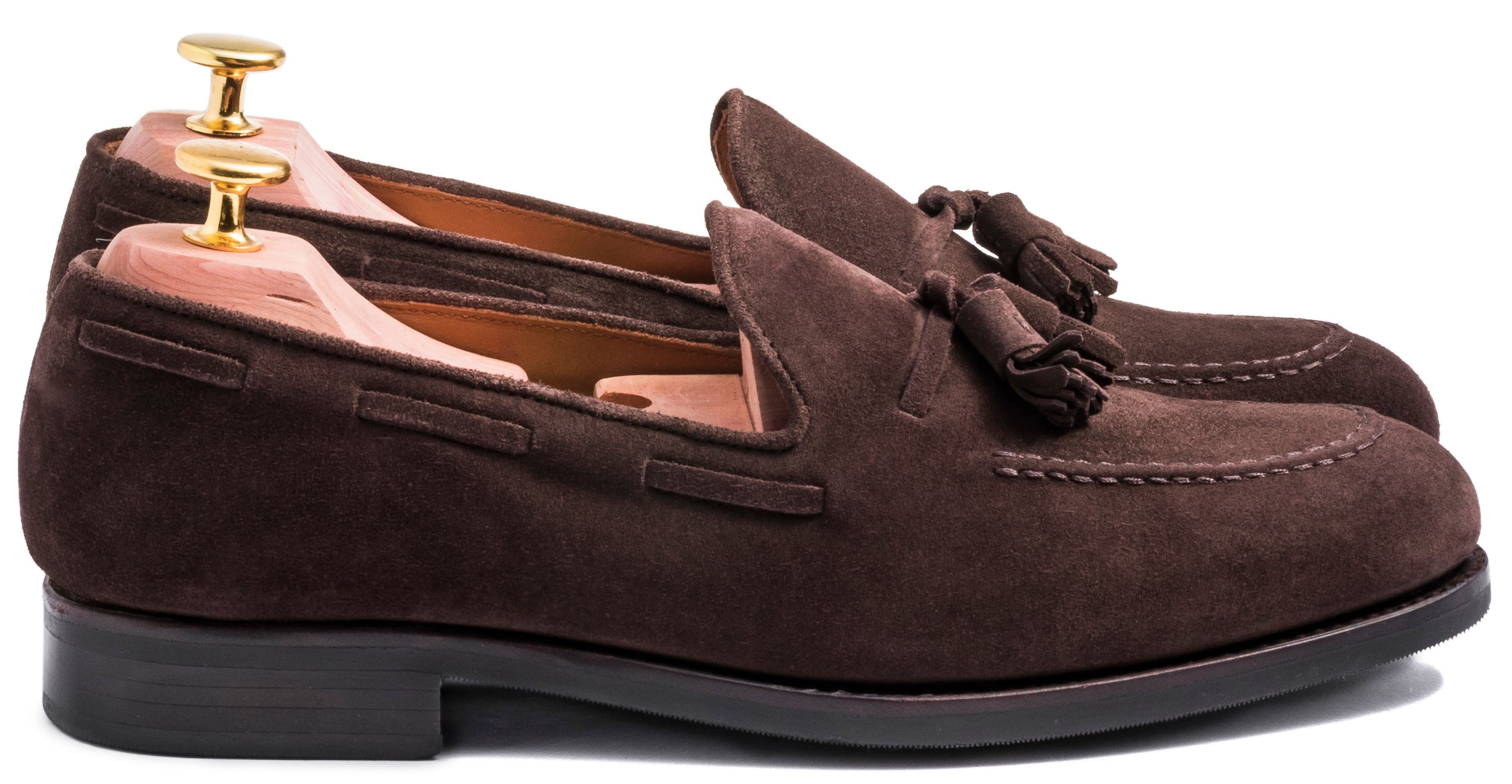 Skolyx Tassel Loafer Dunkelbraun Wildleder