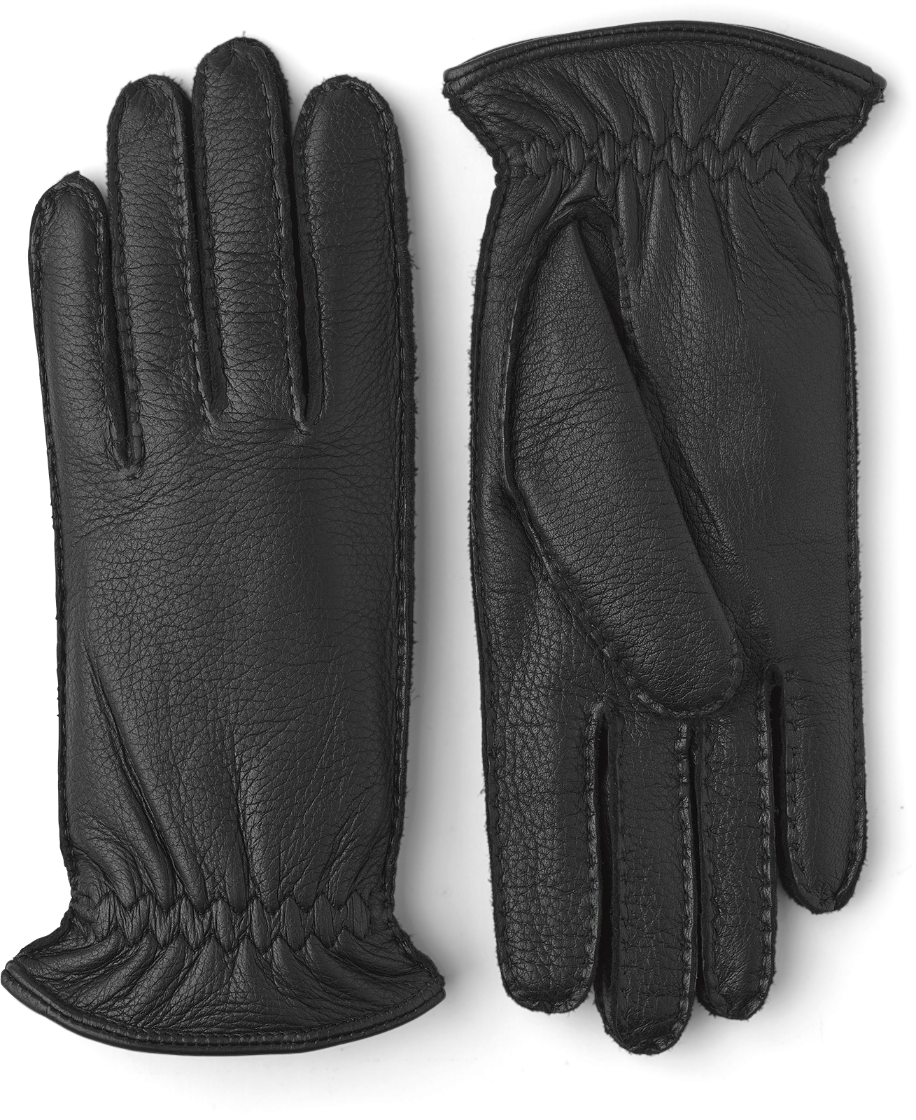 Hestra Handmade Kleid Handschuh Kaschmir gefüttert Elch schwarz