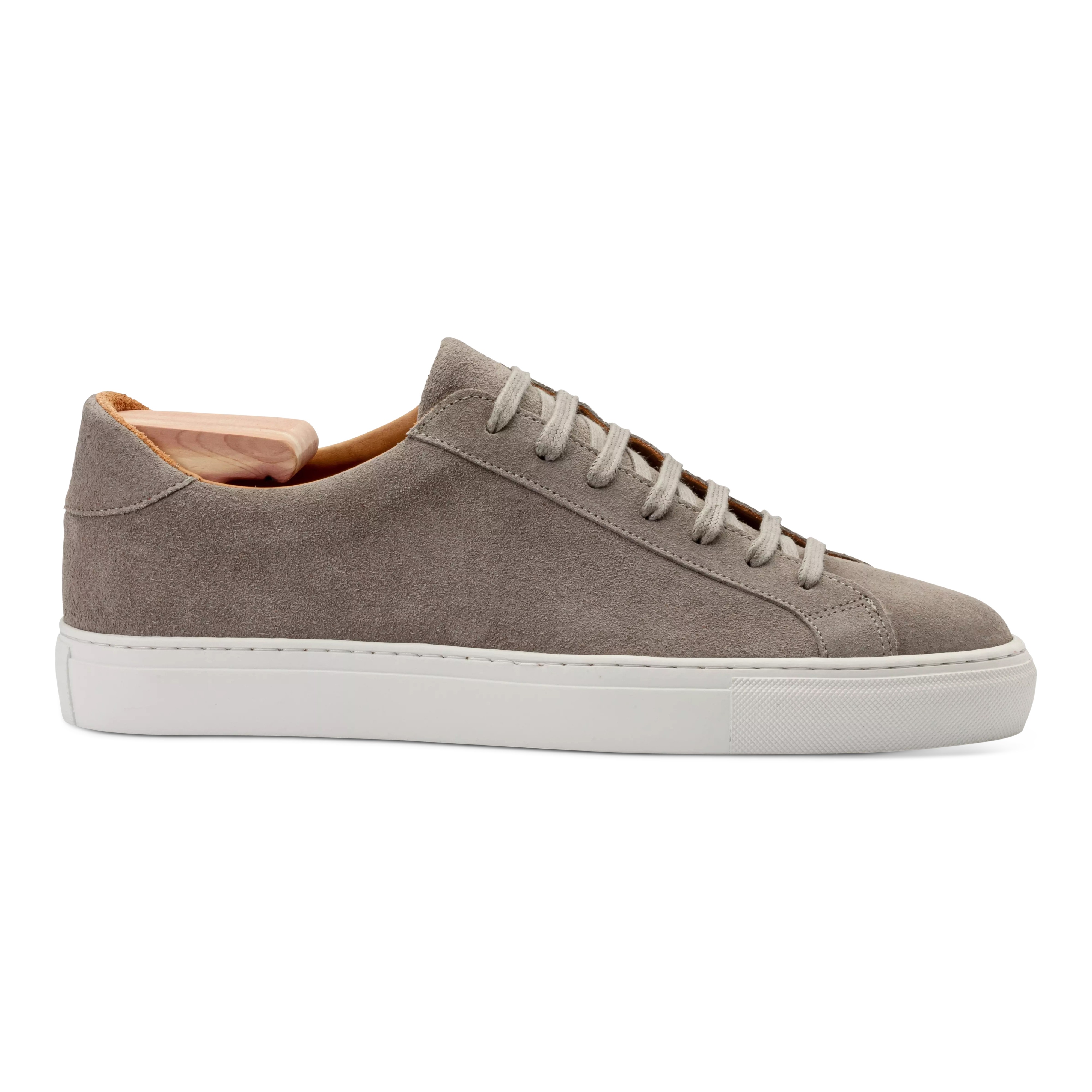 Skolyx Premium sneaker in hellgraues Wildleder