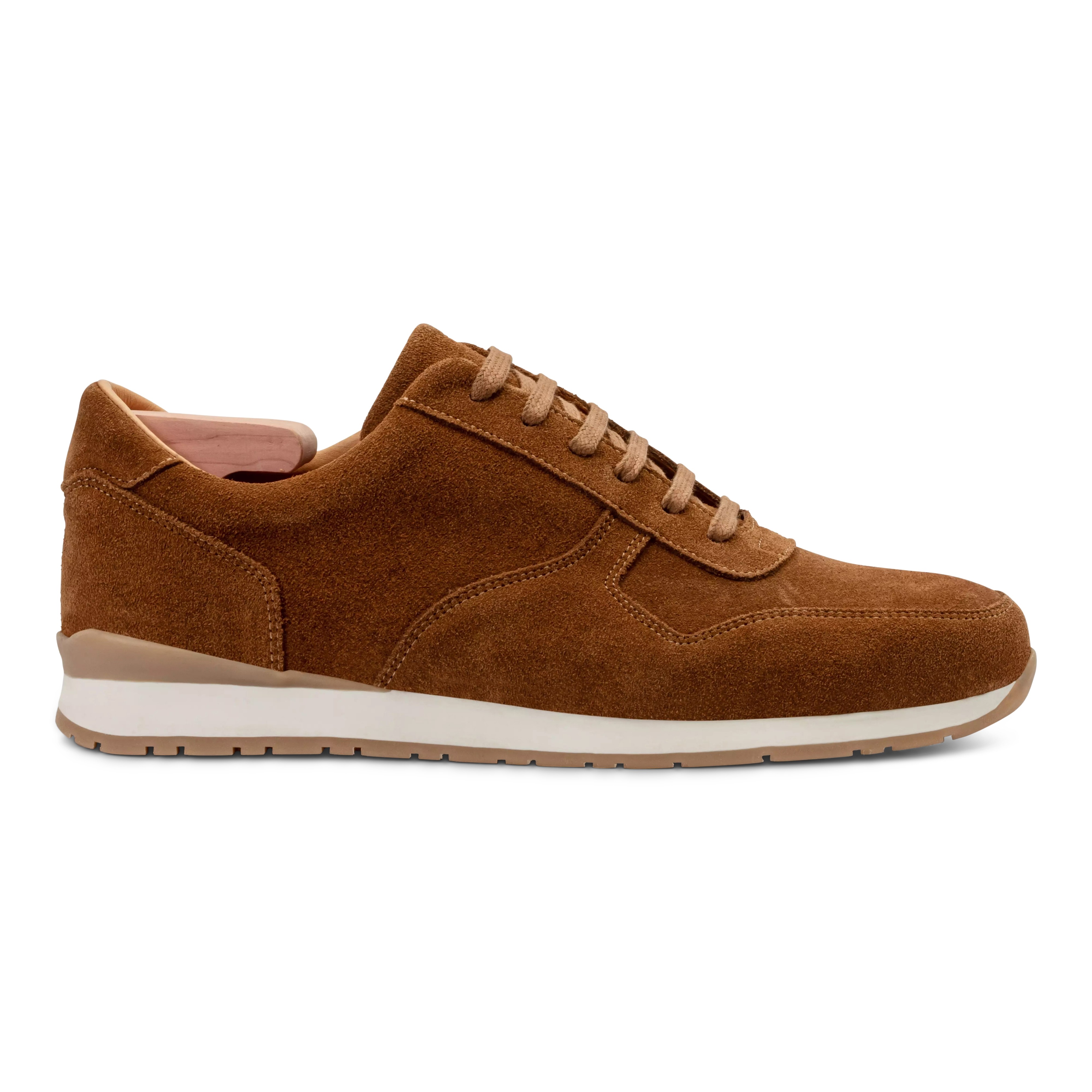 Skolyx Premium Trainer in Mittelbraun Wildleder