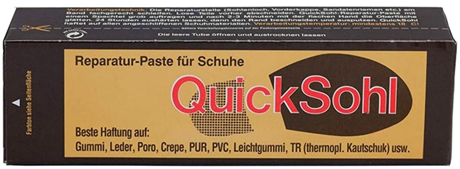 Quicksohl Reparaturpaste für Leder und Gummi