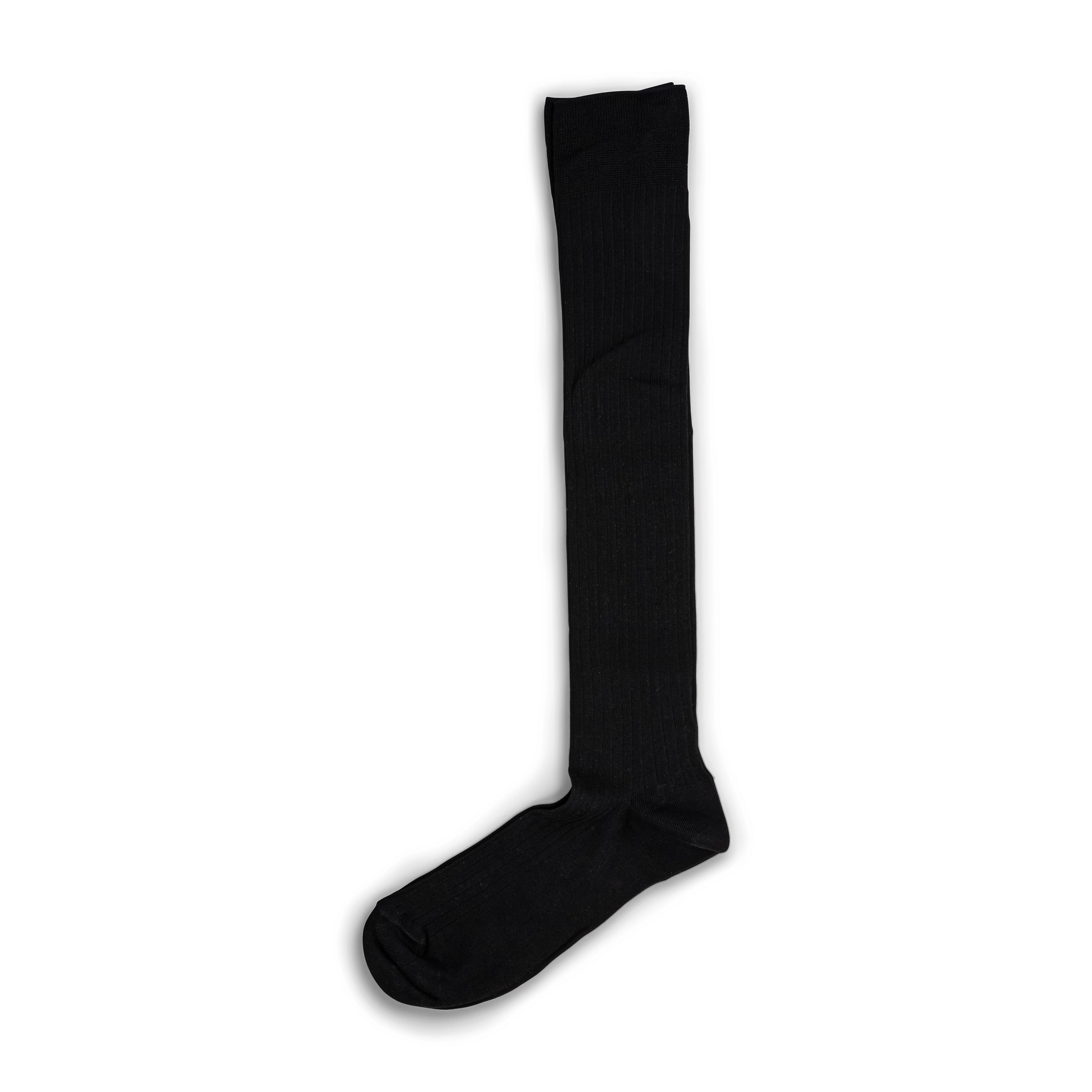 Lange gerippte Baumwollsocken (OTC)