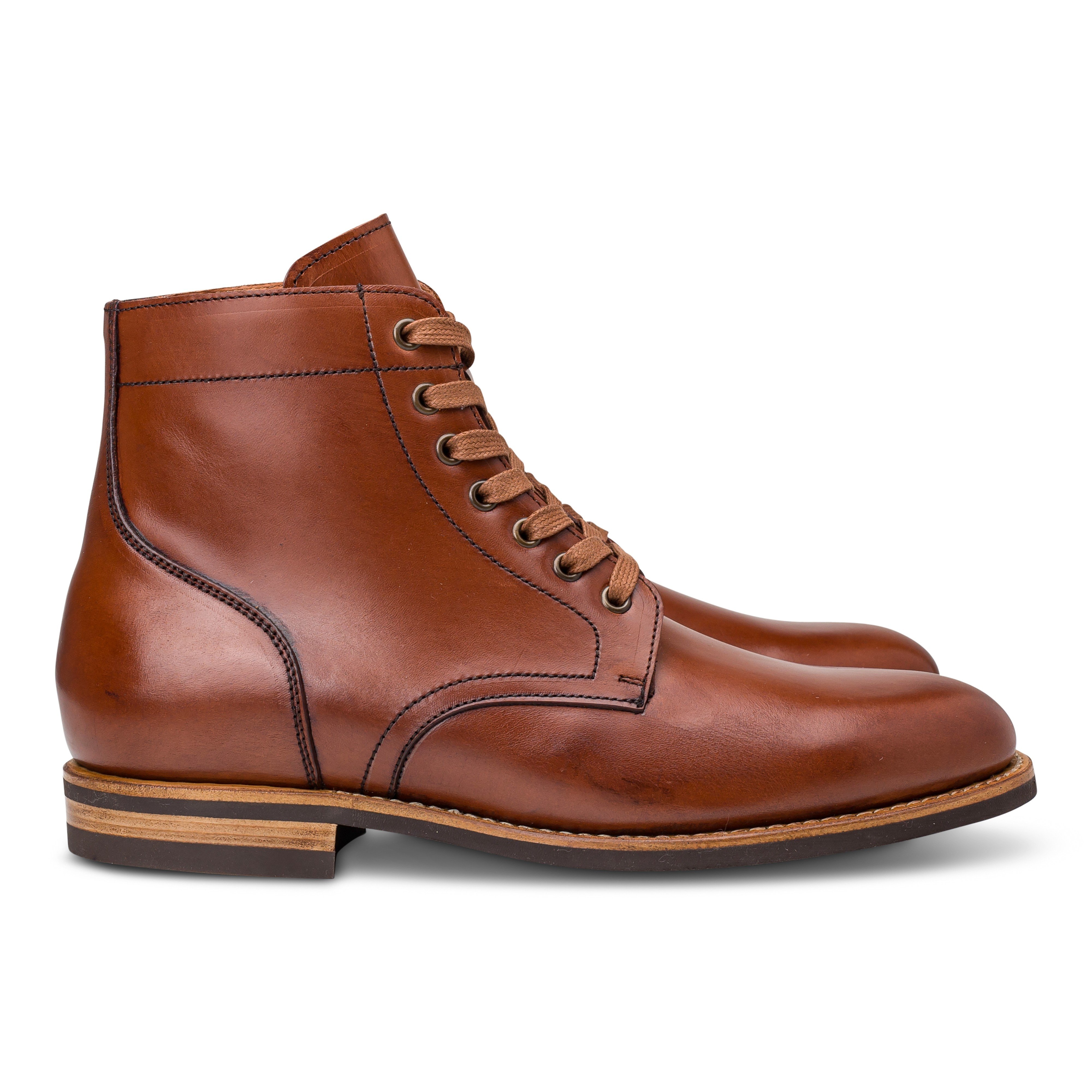 Yanko Service boot Mittelbraun