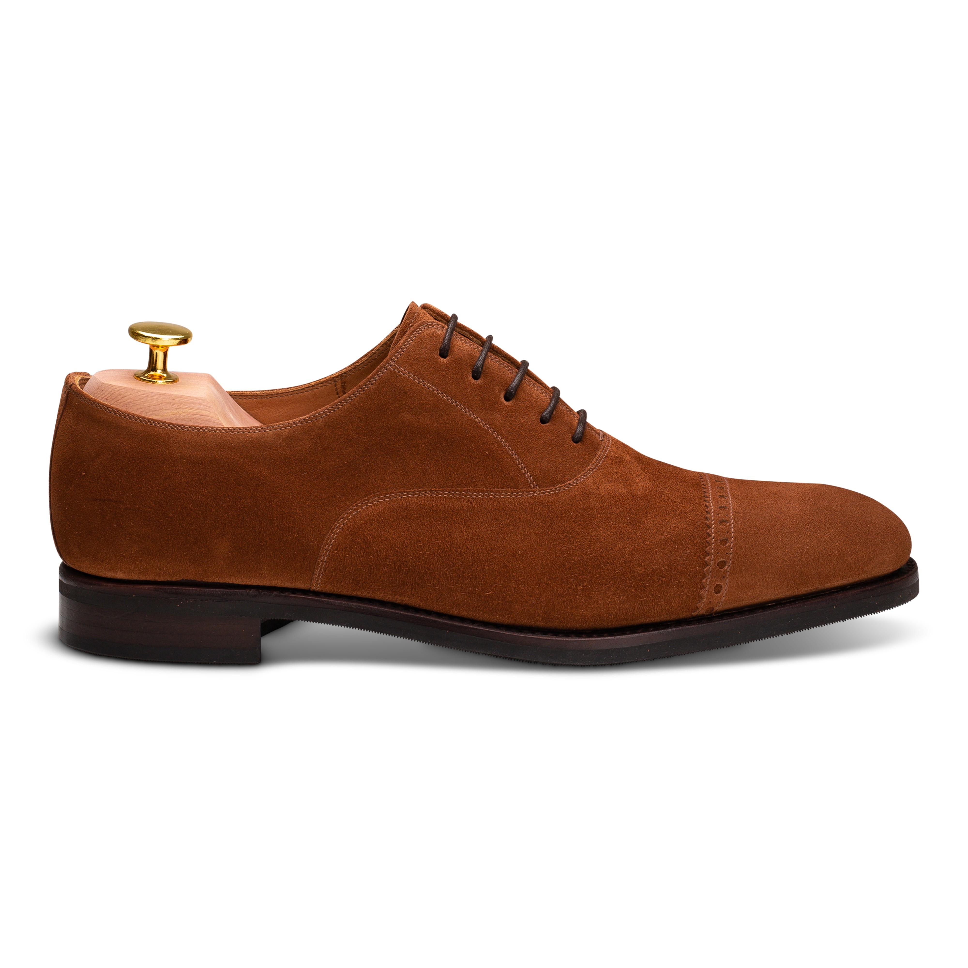 Skolyx brogued cap toe oxford polo Wildleder