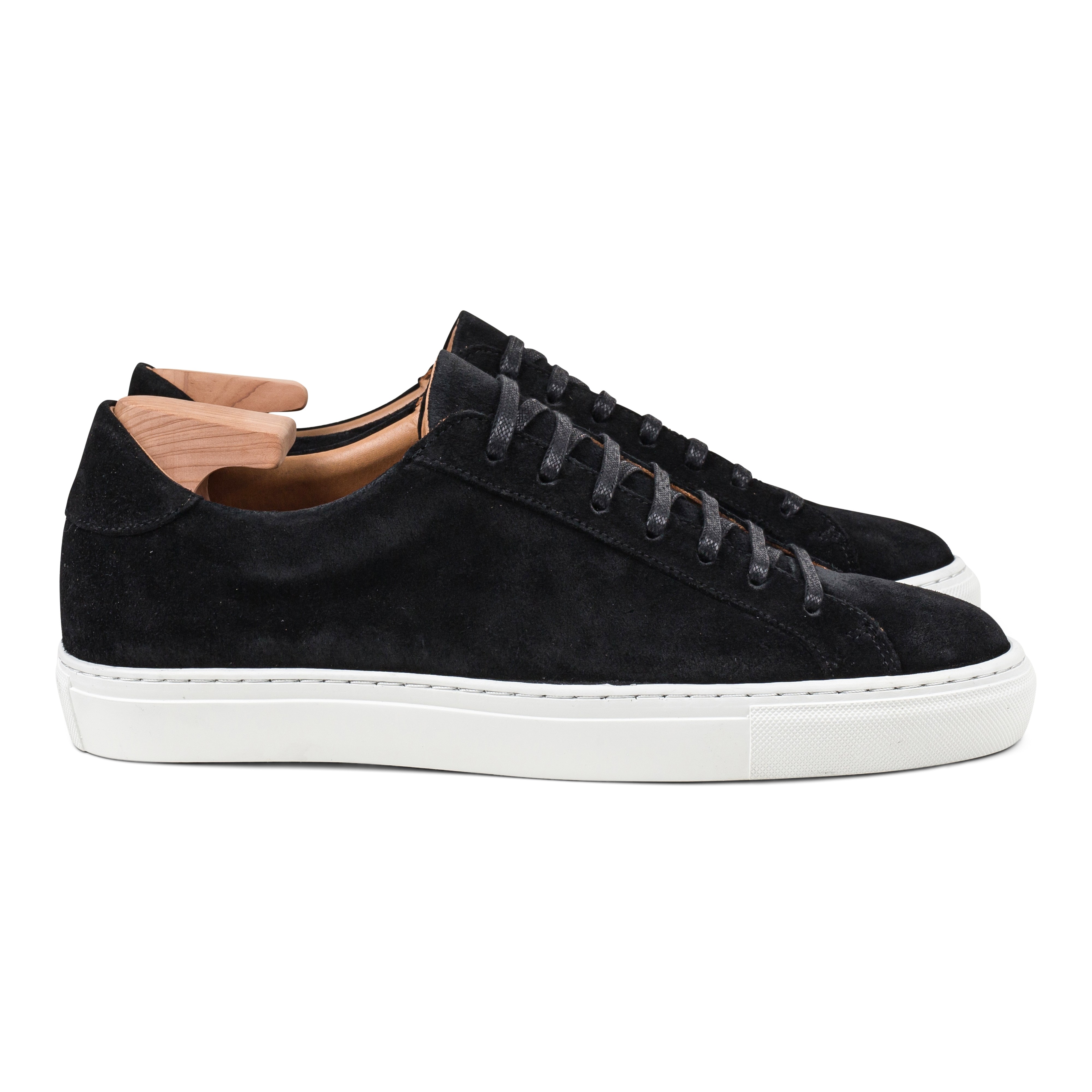 Skolyx Premium Sneaker aus schwarzem Wildleder