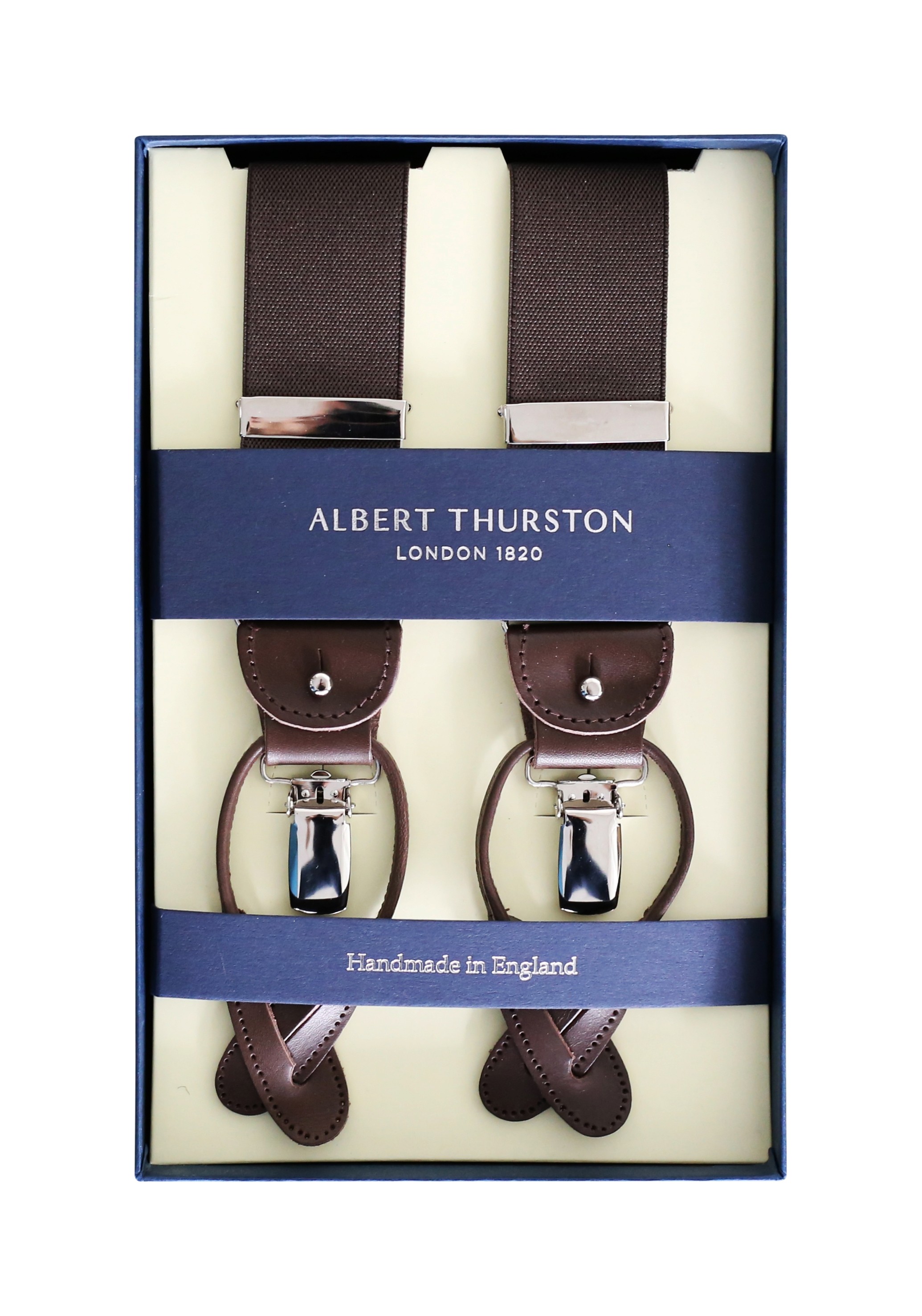 Albert Thurston Zahnspange braun